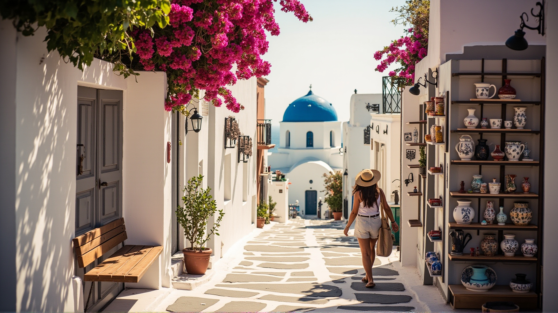 A traveler using a laptop and calculator to budget a future trip from a personal travel list